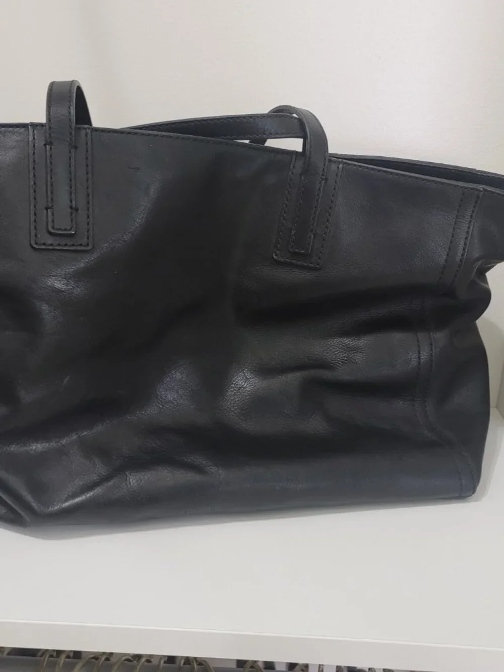 Black Fossil Computer Bag
